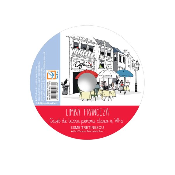 CD audio pentru Limba franceză – caiet de lucru pentru clasa a VII-a