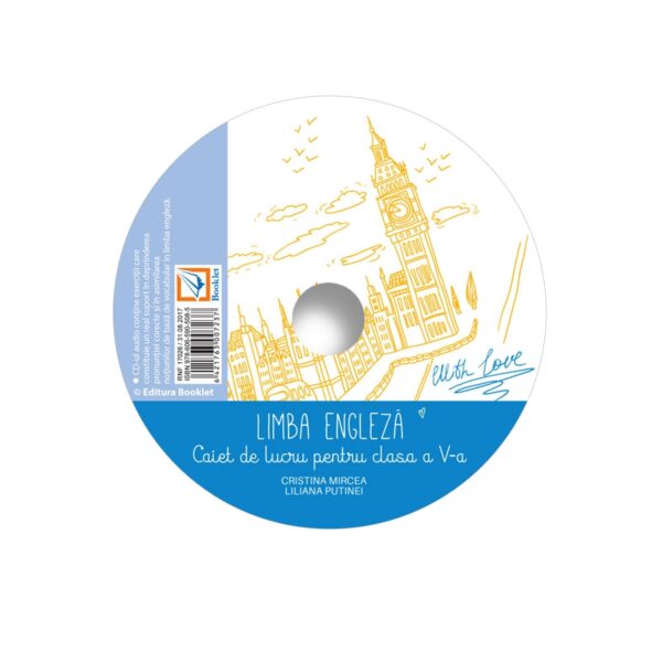 CD audio pentru Limba engleză – caiet de lucru pentru clasa a V-a