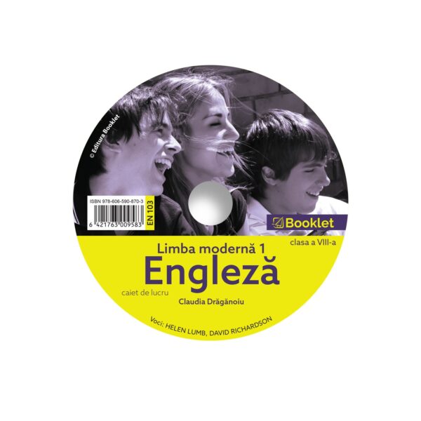 CD audio Limba modernă 1 Engleză  - caiet de lucru pentru clasa a VIII-a