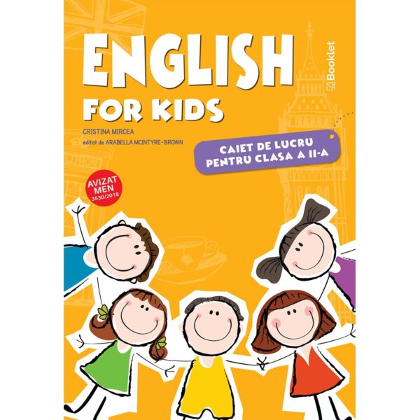 en079 English for kids - caiet de lucru pentru clasa a II-a