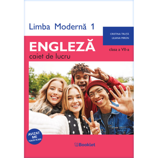 Limba modernă 1 - Engleză - caiet de lucru pentru clasa a VII-a